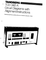Tandberg TCD-340-A - Service Manual